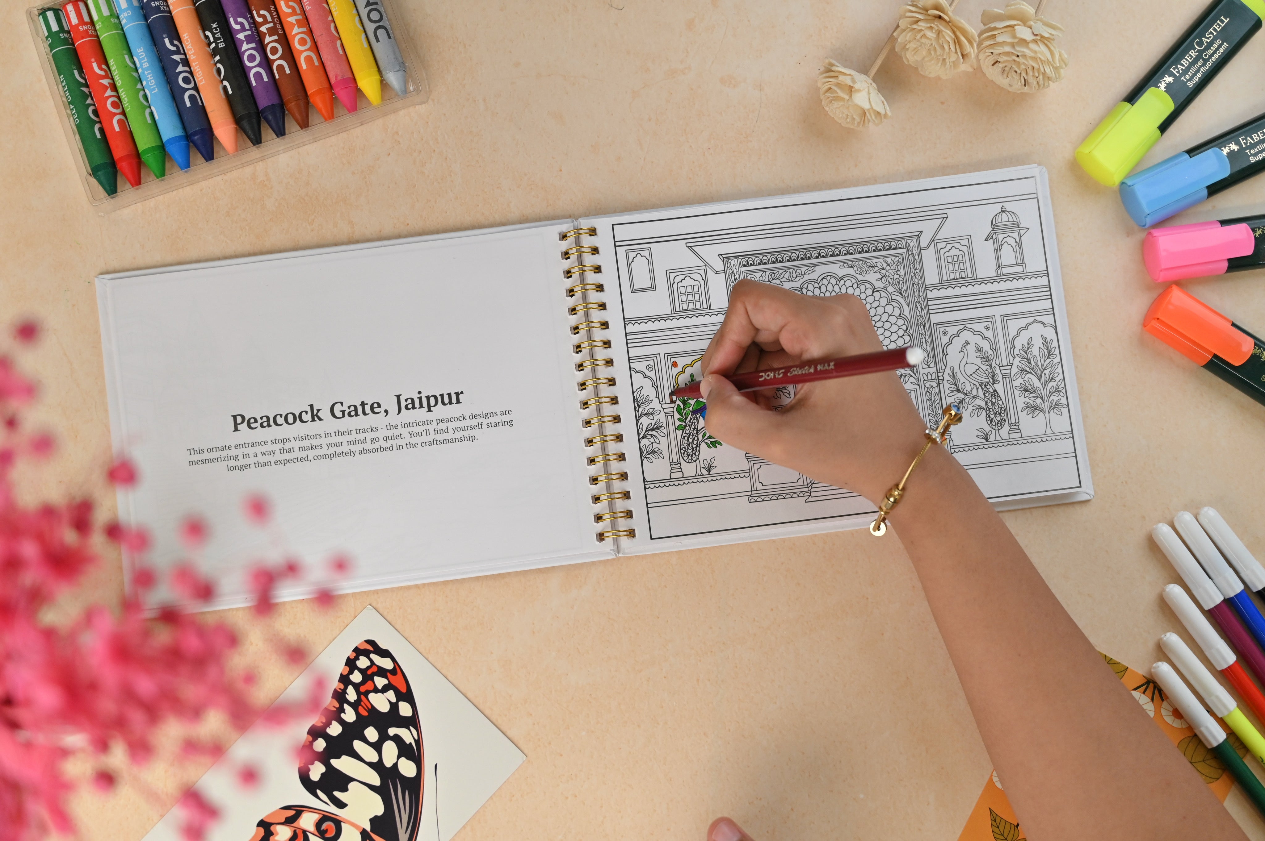 Calm Corners Of India (Coluring Book)