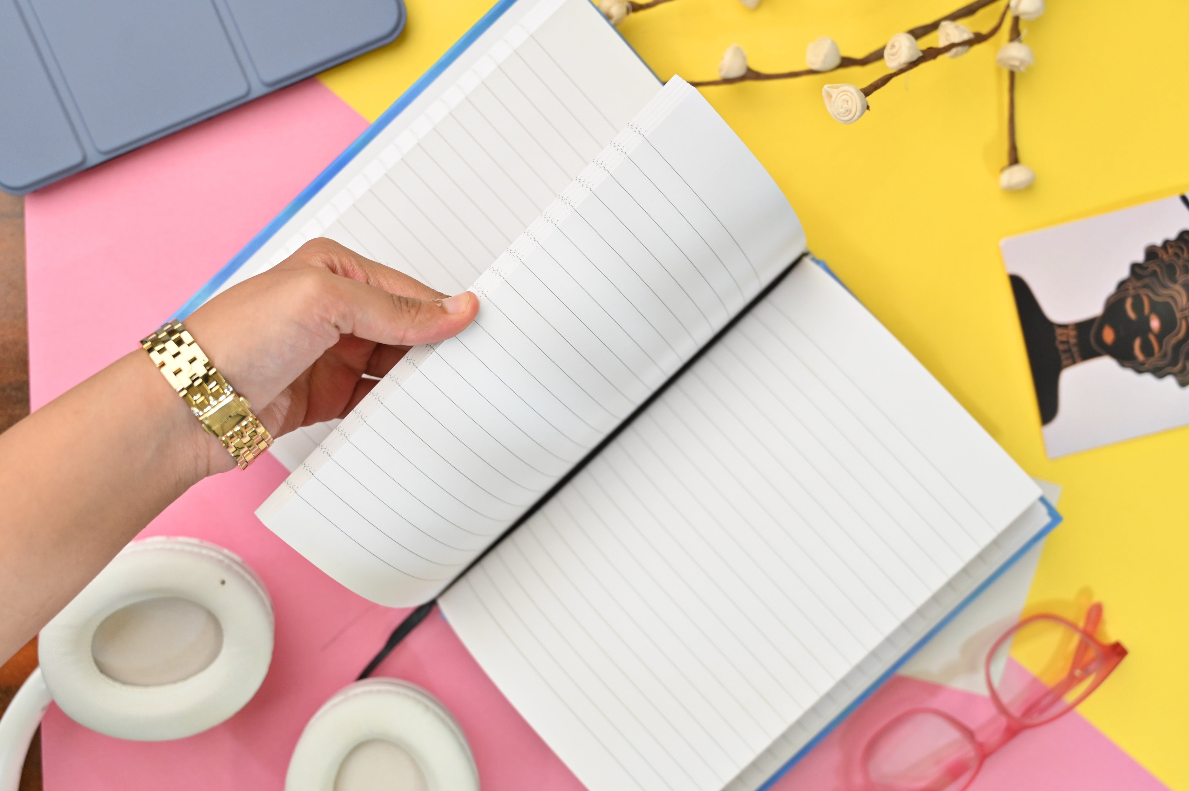 Sink Into Stillness Plain Journal