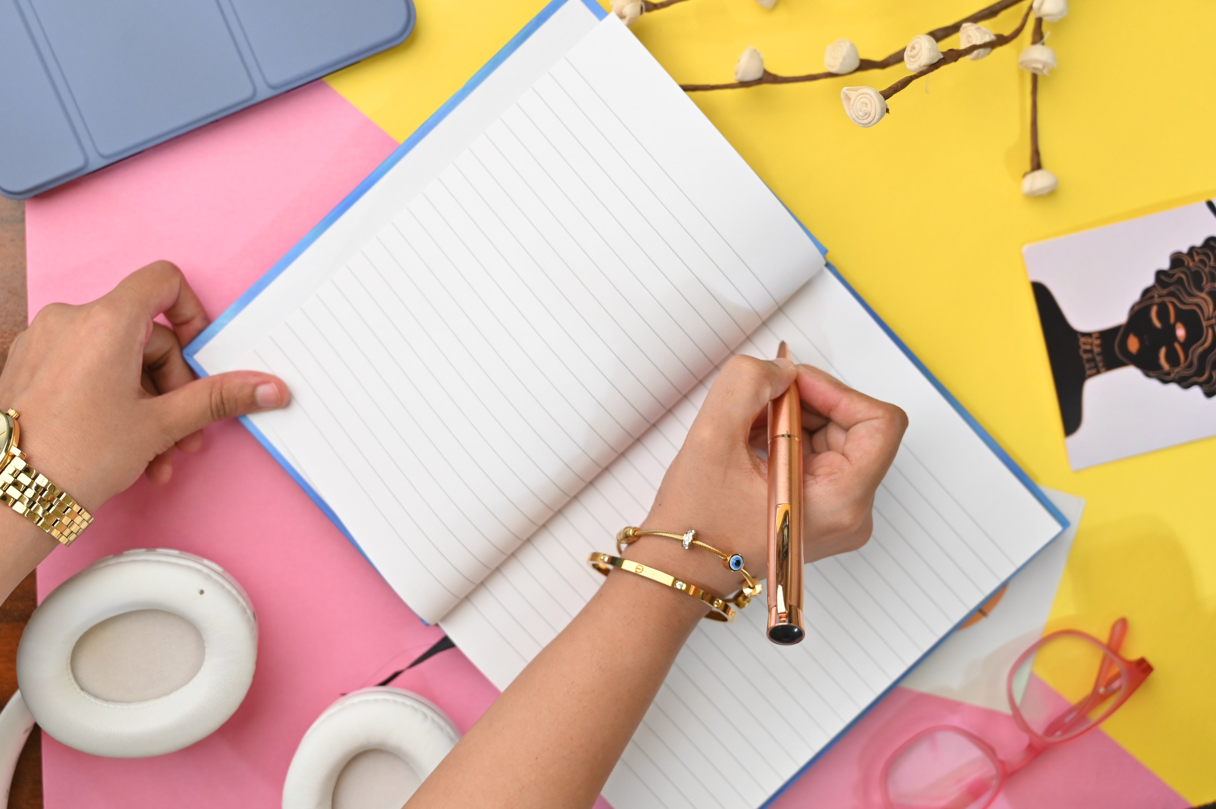 Sink Into Stillness Plain Journal